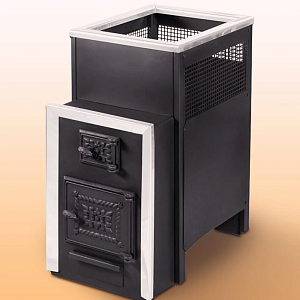 Печь банная Радуга ПБ-30Б (под навесной бак 50л) 8мм